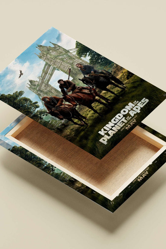 Kingdom of the Planet of the Apes Main Subject: Kingdom of the Planet of the Apes Canvas wall art — Superhero wall art India