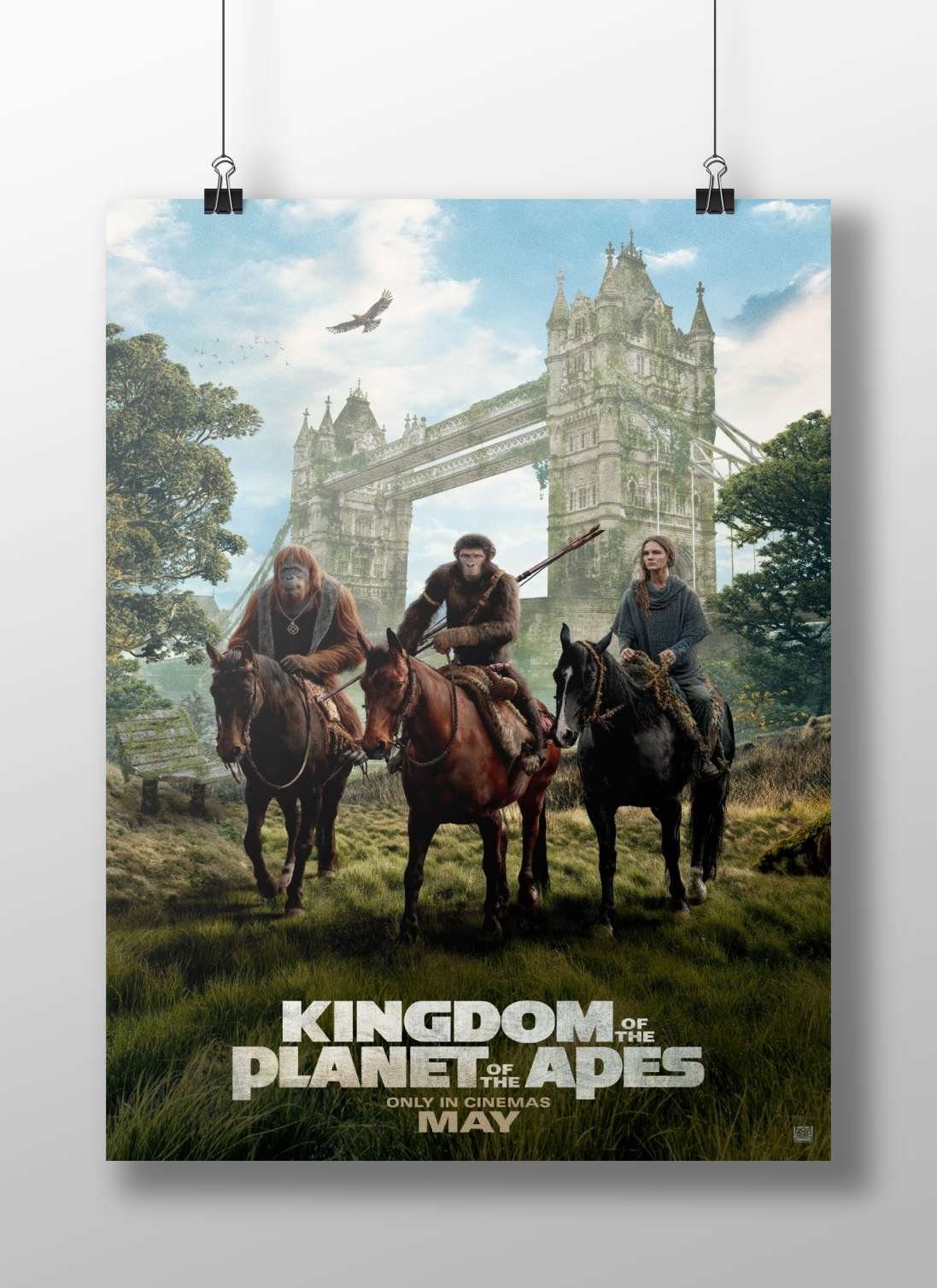 Kingdom of the Planet of the Apes Main Subject: Kingdom of the Planet of the Apes Matte BoizzBoard rigid print — Superhero