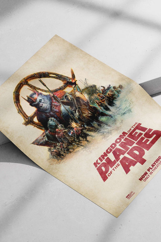 Kingdom of the Planet of the Apes (franchise) Main Subject: Kingdom of the Planet of the Apes (franchise) Matte poster print
