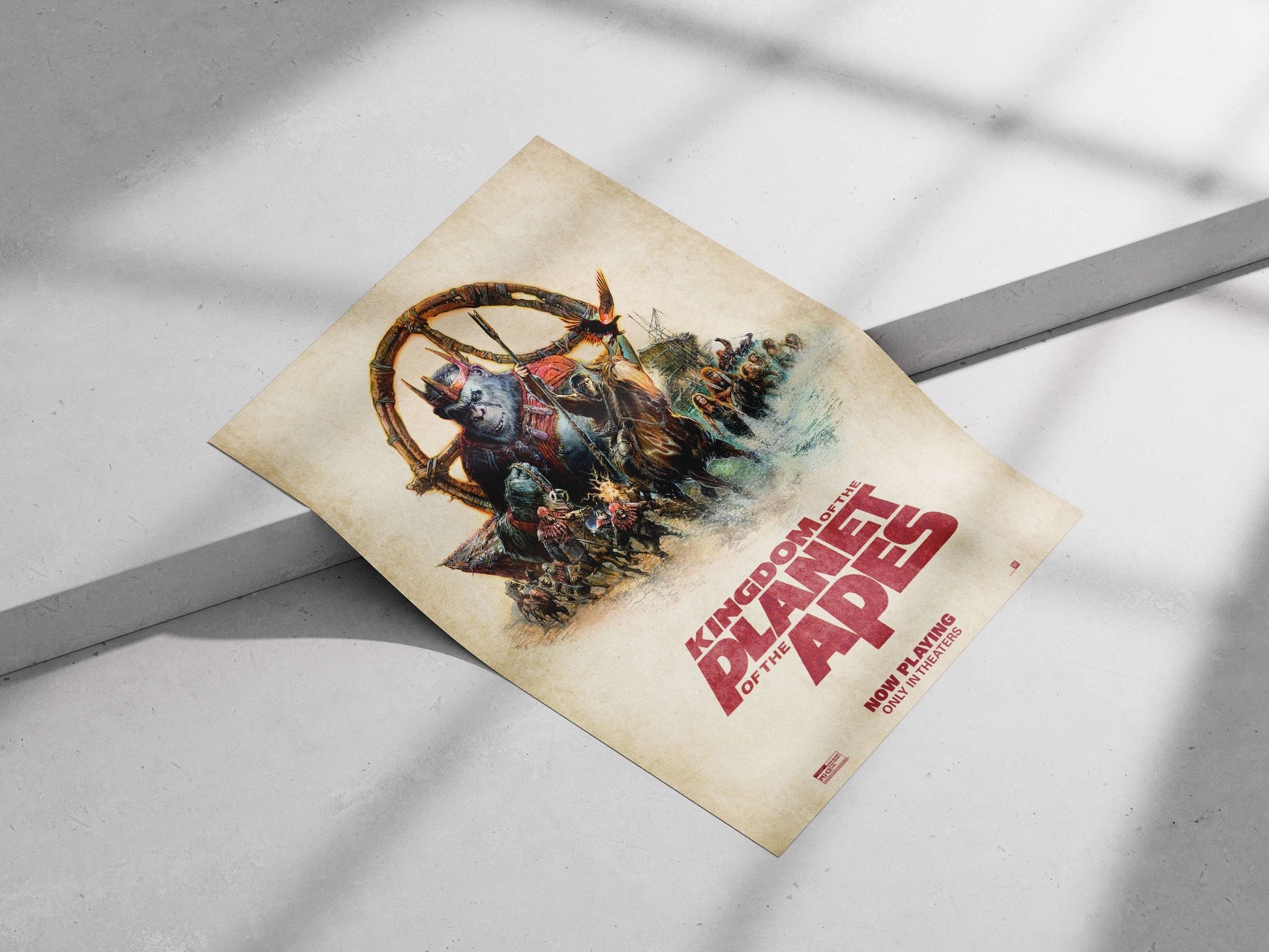 Kingdom of the Planet of the Apes (franchise) Main Subject: Kingdom of the Planet of the Apes (franchise) Matte poster print