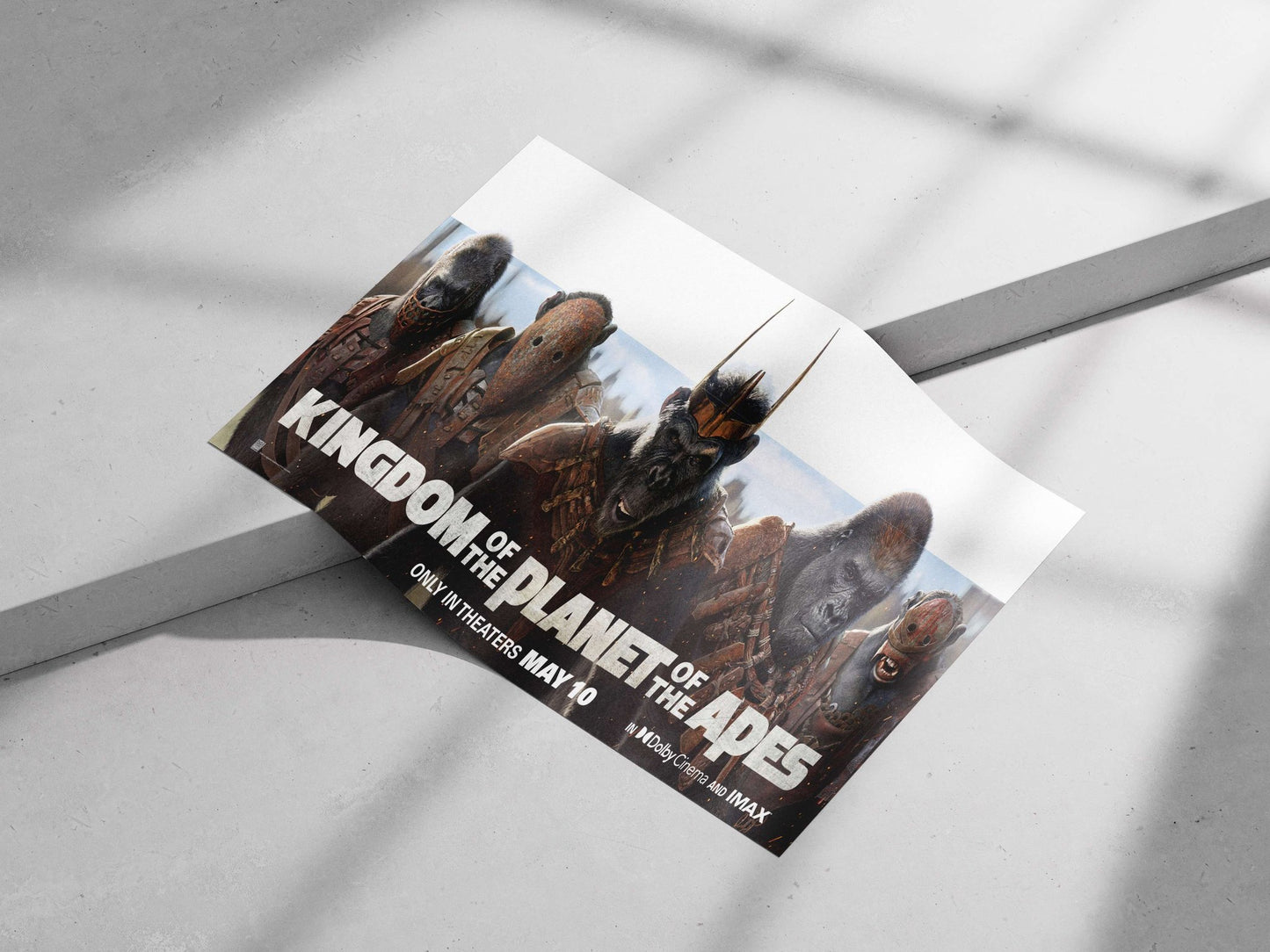 Apes from the "Kingdom of the Planet of the Apes" film (Part of the Planet of the Apes franchise) Main Subject: Apes from