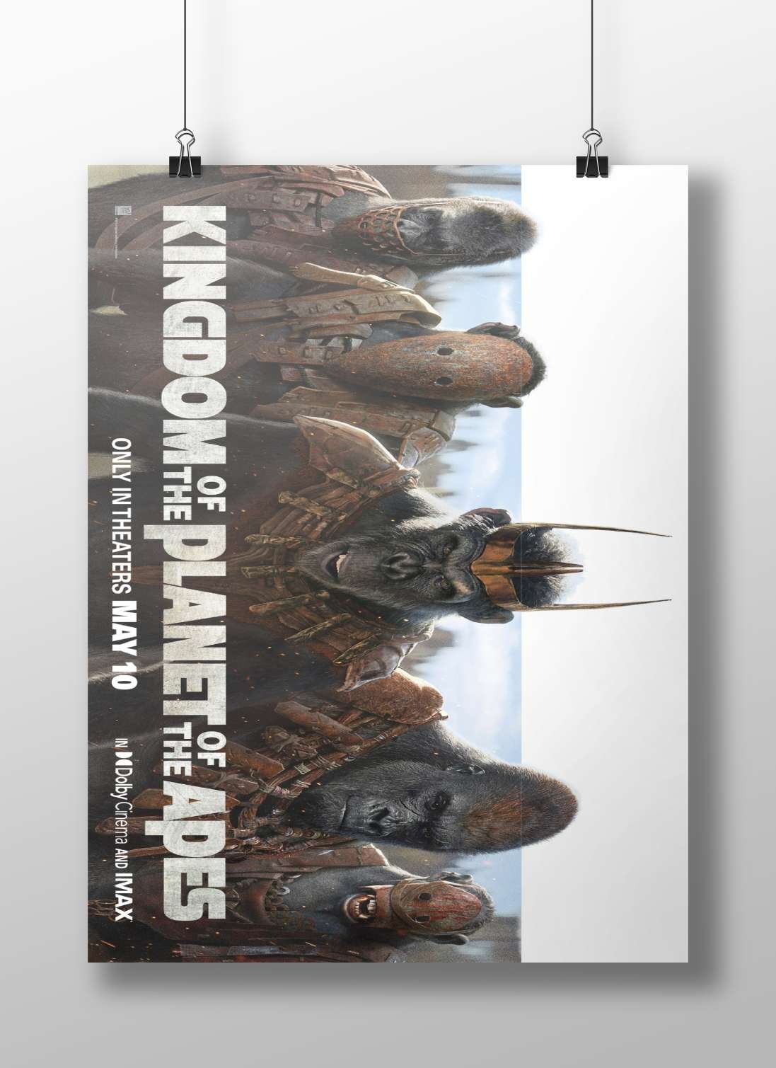 Apes from the "Kingdom of the Planet of the Apes" film (Part of the Planet of the Apes franchise) Main Subject: Apes from