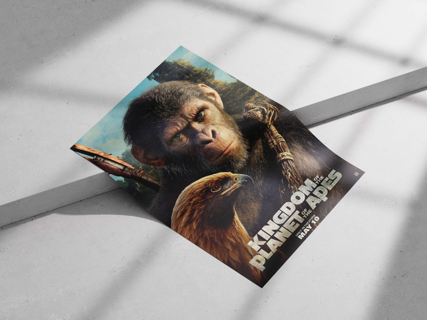 The ape character from the "Kingdom of the Planet of the Apes" franchise. Main Subject: The ape character from the "Kingdom