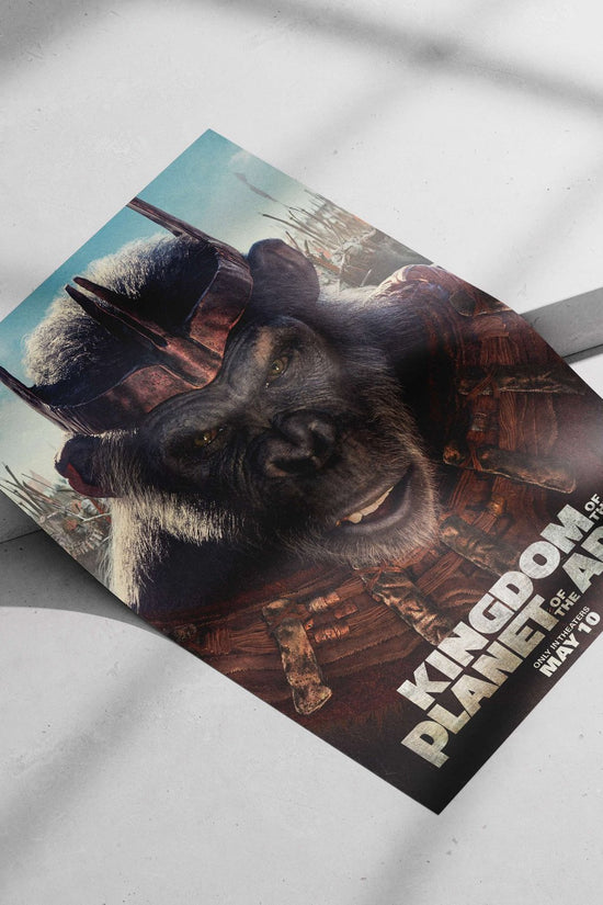 The ape character from "Kingdom of the Planet of the Apes" (part of the "Planet of the Apes" franchise). Main Subject: The