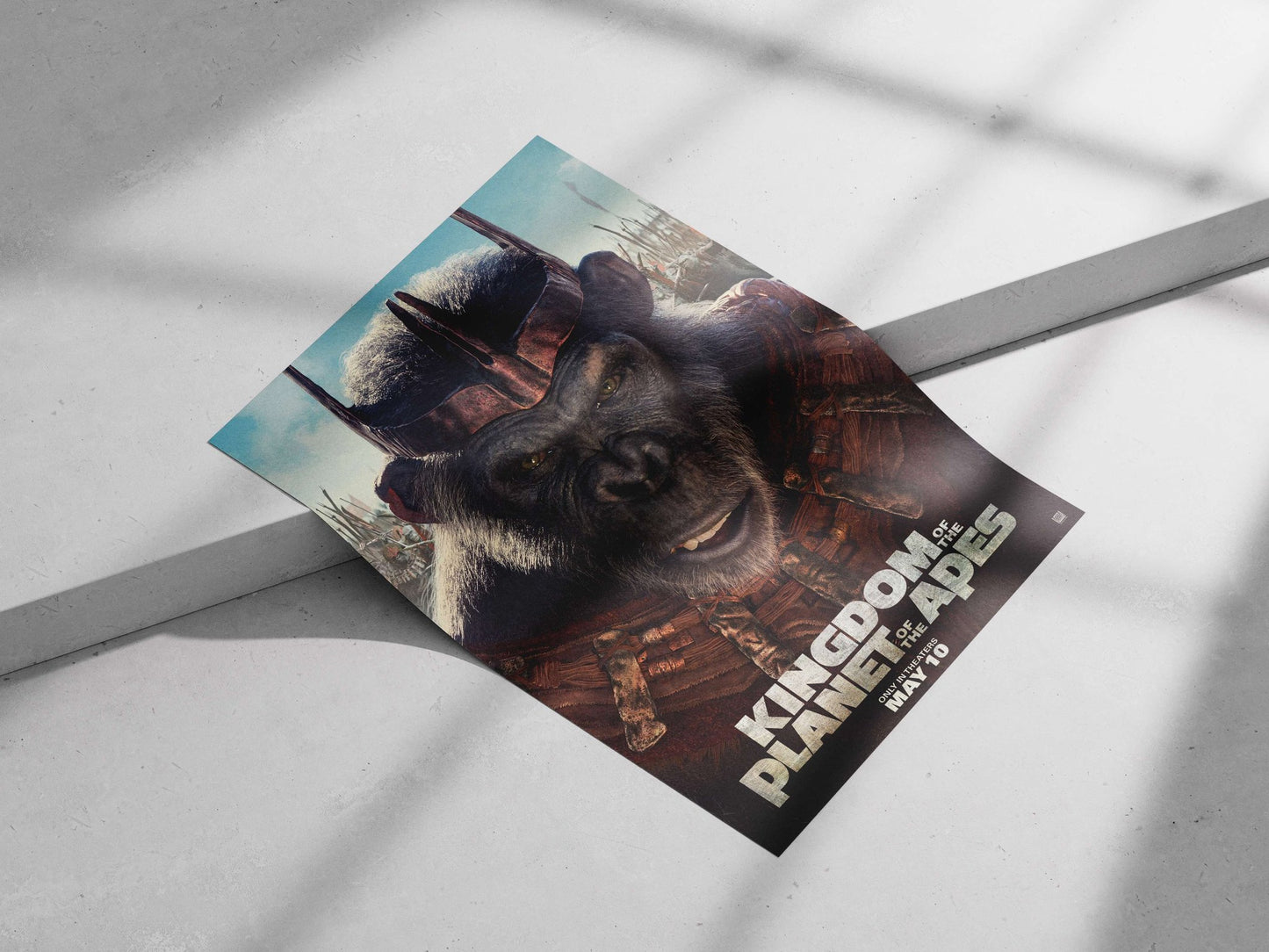 The ape character from "Kingdom of the Planet of the Apes" (part of the "Planet of the Apes" franchise). Main Subject: The