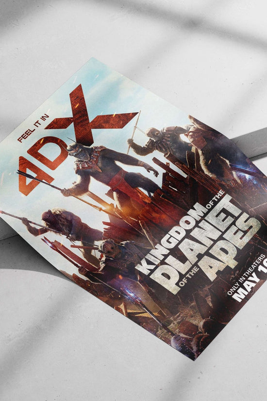Kingdom of the Planet of the Apes (franchise) Main Subject: Kingdom of the Planet of the Apes (franchise) Matte poster print