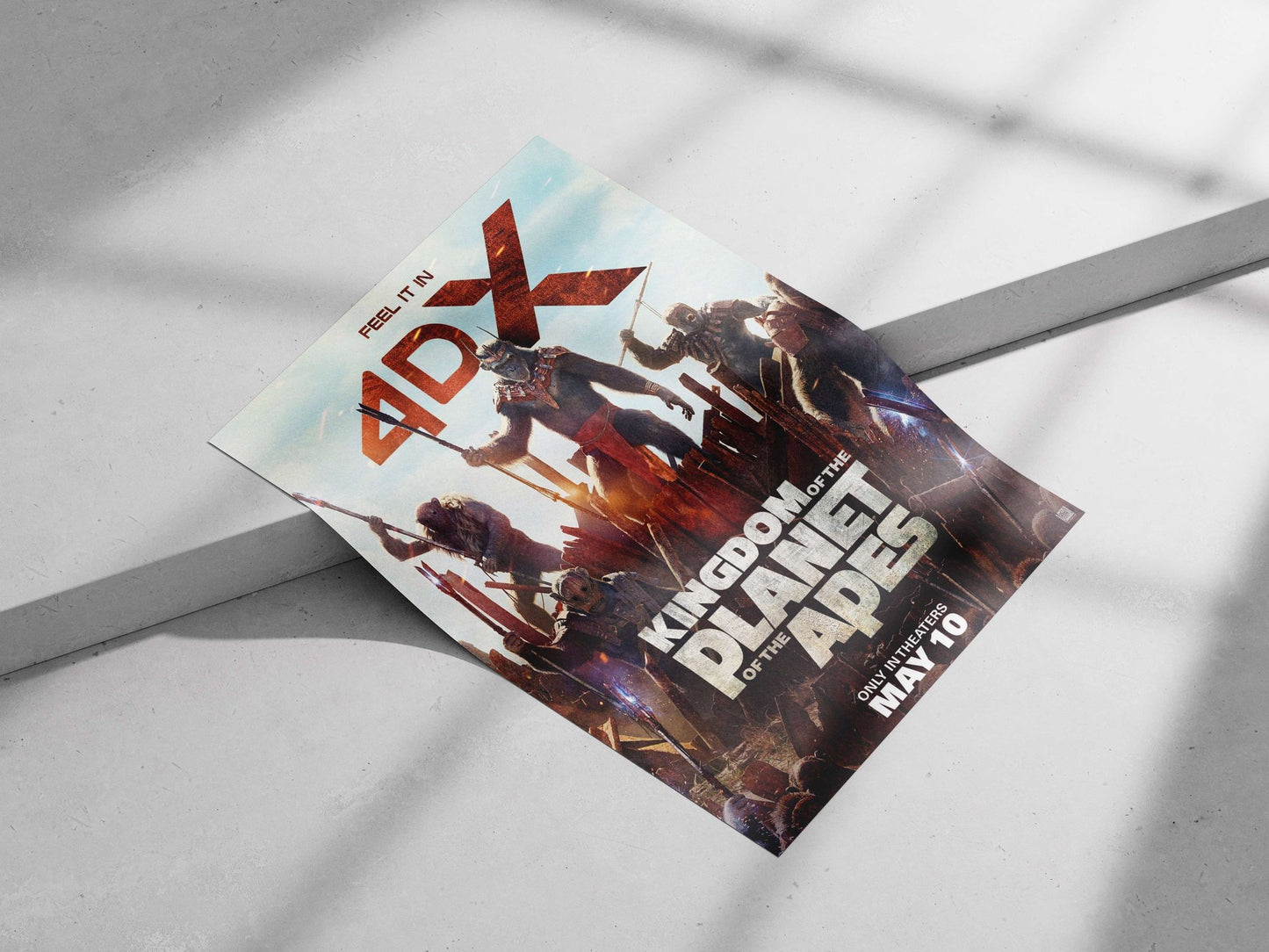 Kingdom of the Planet of the Apes (franchise) Main Subject: Kingdom of the Planet of the Apes (franchise) Matte poster print