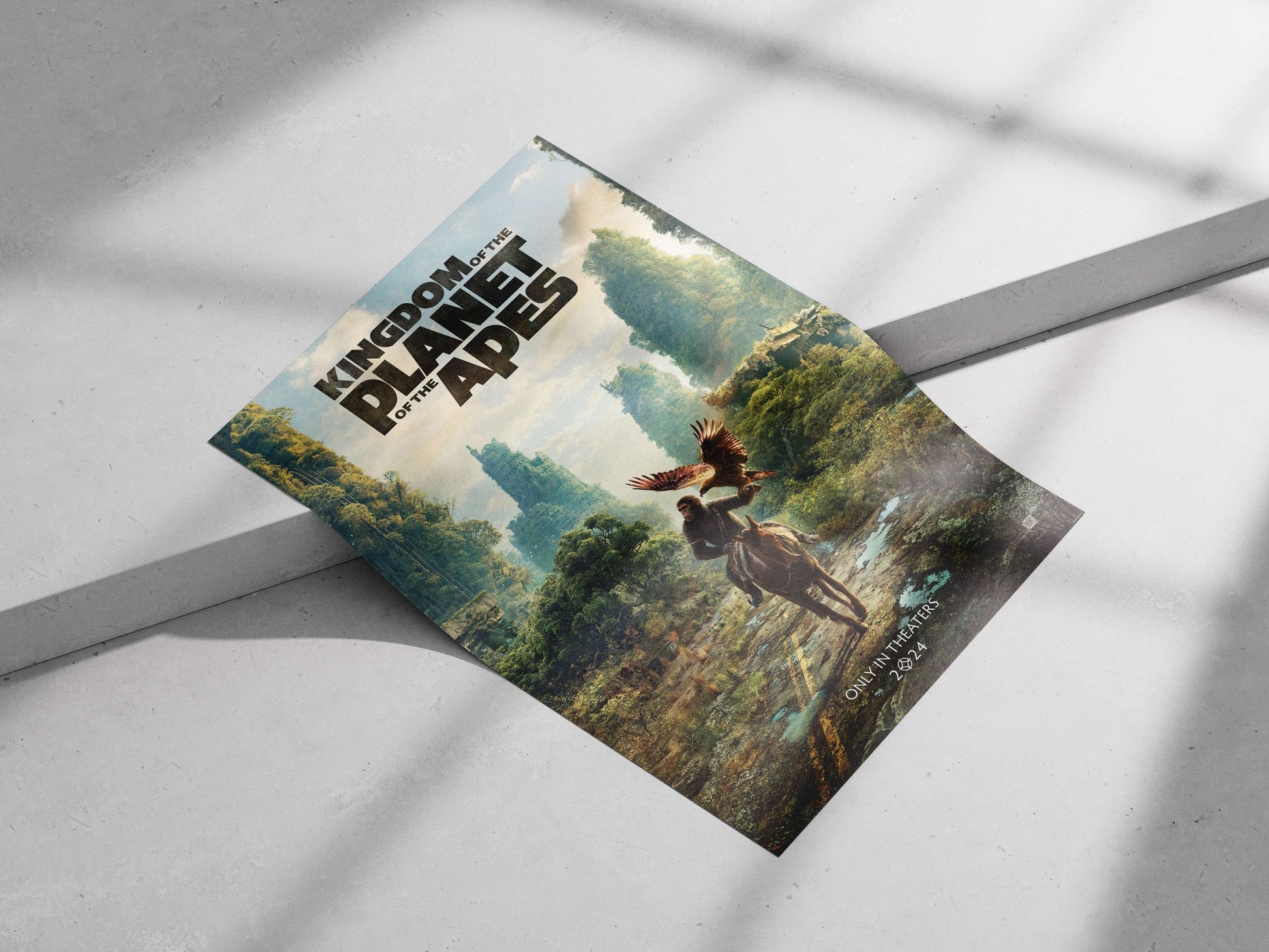 Kingdom of the Planet of the Apes (franchise) Main Subject: Kingdom of the Planet of the Apes (franchise) Matte poster print