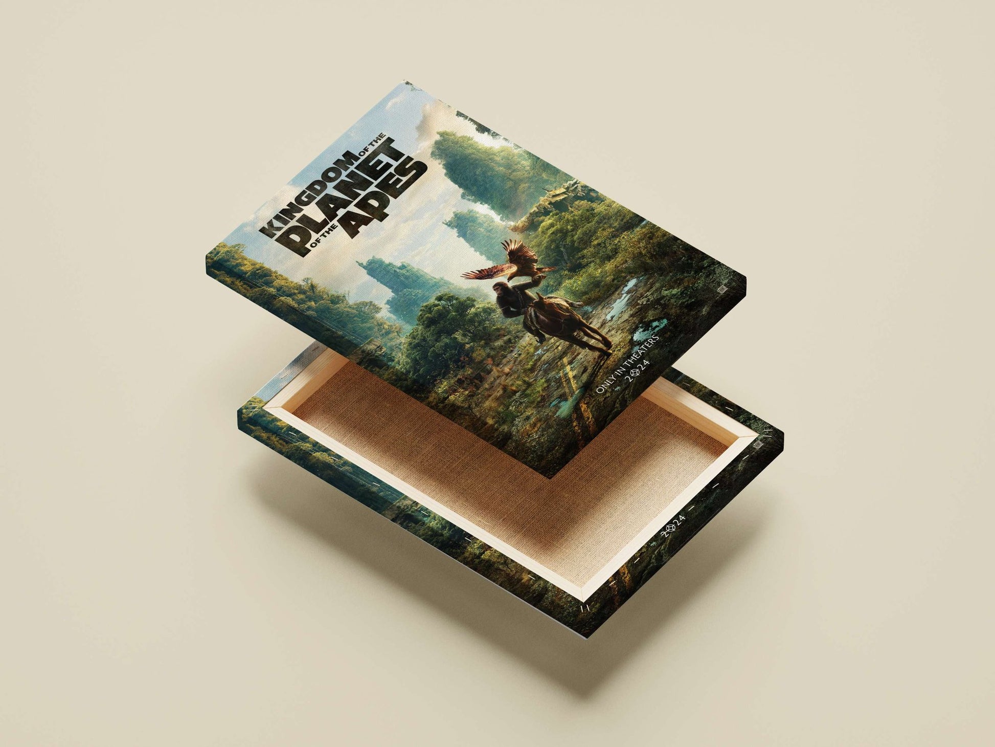 Kingdom of the Planet of the Apes (franchise) Main Subject: Kingdom of the Planet of the Apes (franchise) Canvas wall art —