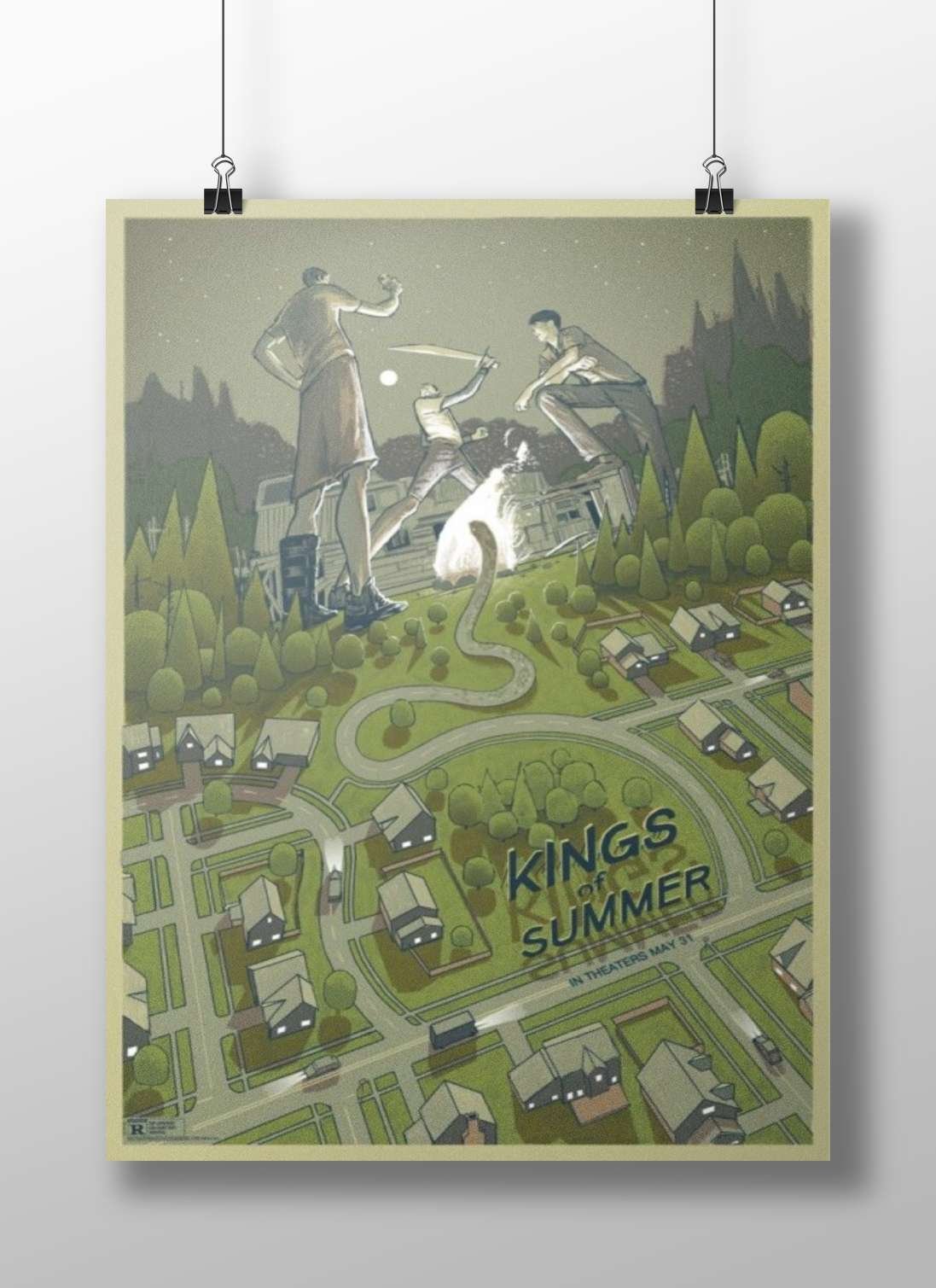 Kings of Summer (film) Main Subject: Kings of Summer (film) Matte BoizzBoard rigid print — Bollywood wall art India |