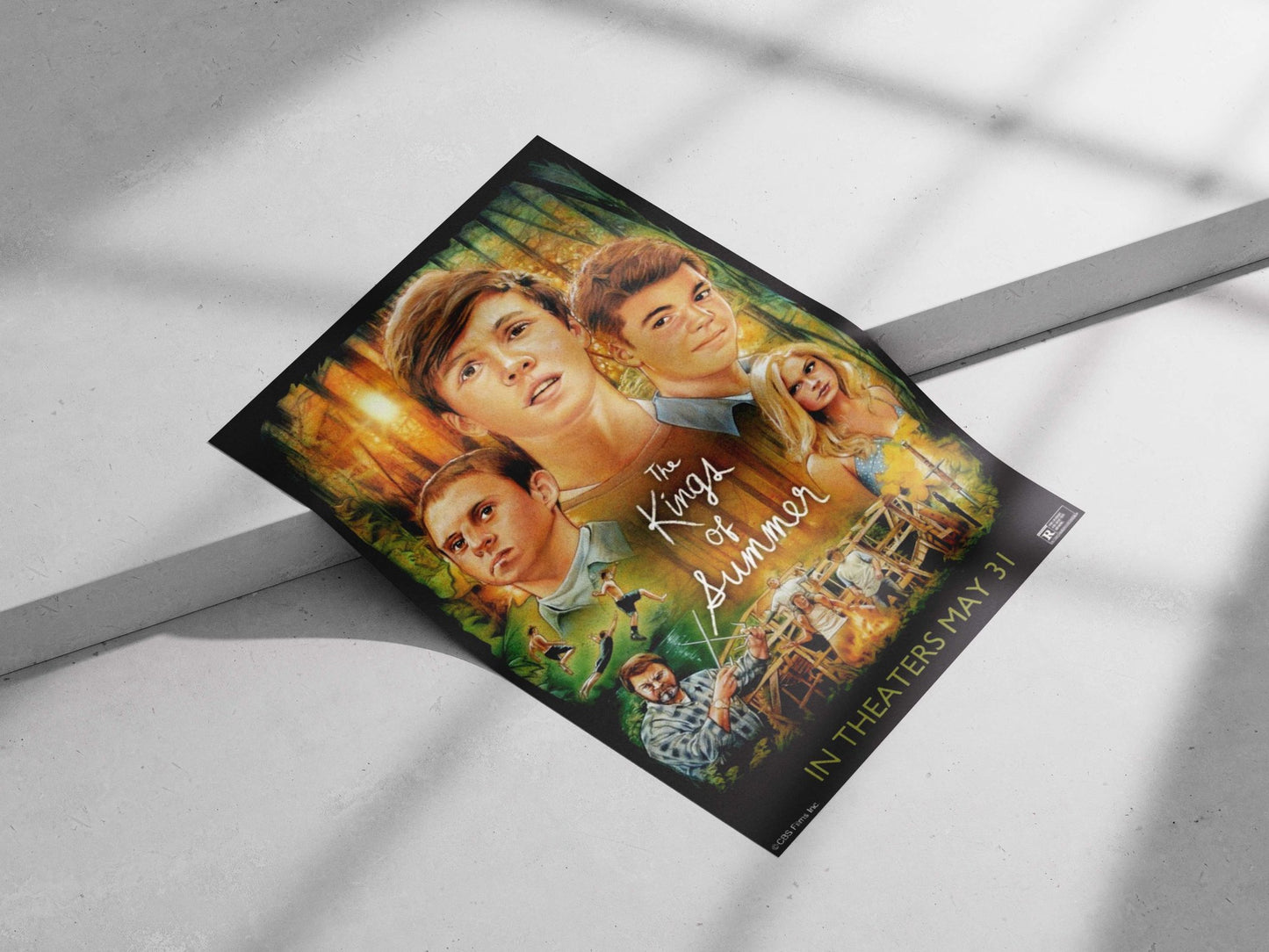 The Kings of Summer (2013 film by CBS Films) Main Subject: The Kings of Summer (2013 film by CBS Films) Matte poster print —