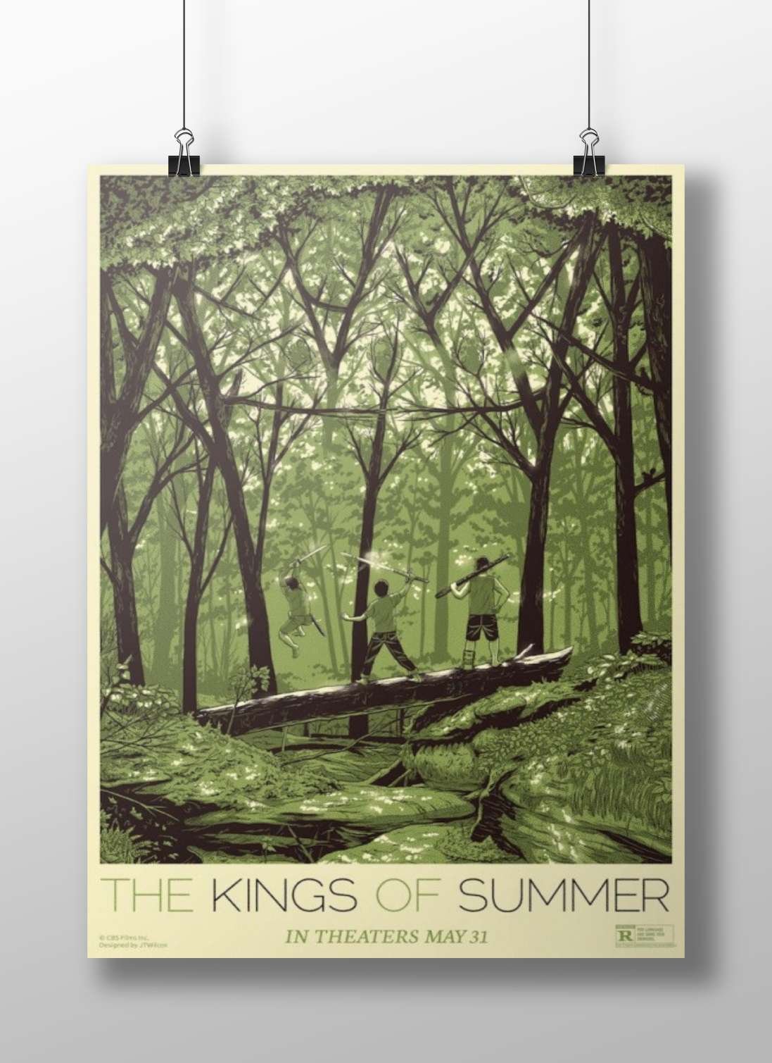 The Kings of Summer Main Subject: The Kings of Summer Matte BoizzBoard rigid print — Bollywood wall art India | PosterBoizz