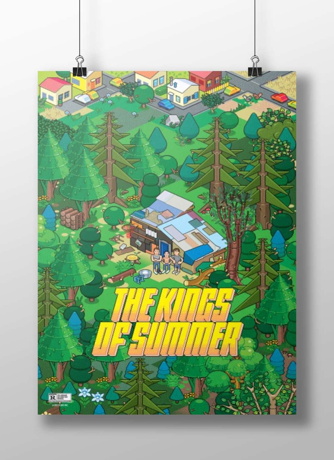 The Kings of Summer (movie) Main Subject: The Kings of Summer (movie) Matte BoizzBoard rigid print — Bollywood wall art