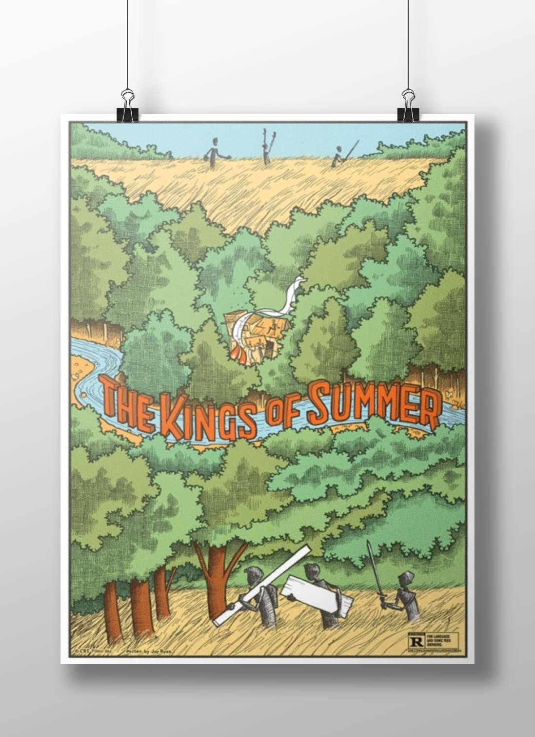 The Kings of Summer Main Subject: The Kings of Summer Matte BoizzBoard rigid print — Bollywood wall art India | PosterBoizz