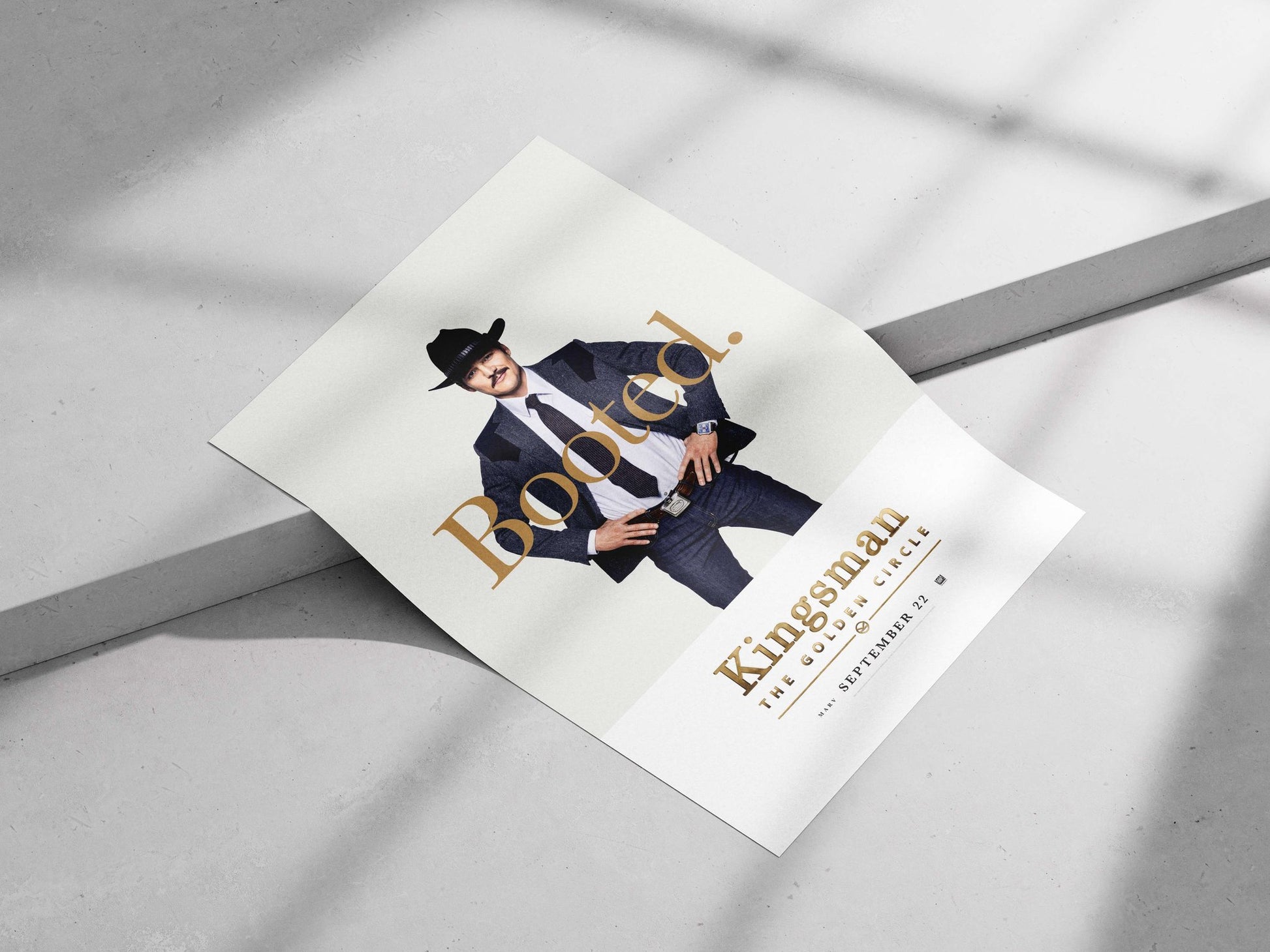 Character from Kingsman: The Golden Circle Main Subject: Character from Kingsman: The Golden Circle Matte poster print —