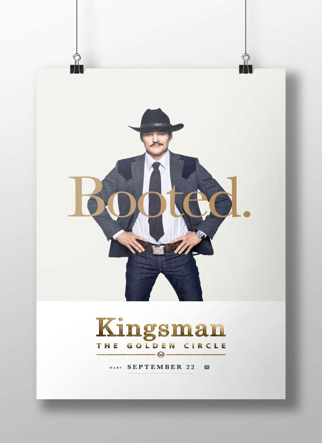 Character from Kingsman: The Golden Circle Main Subject: Character from Kingsman: The Golden Circle Matte BoizzBoard rigid