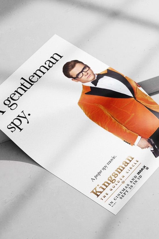 Kingsman: The Golden Circle Main Subject: Kingsman: The Golden Circle Matte poster print — Hollywood wall art India |