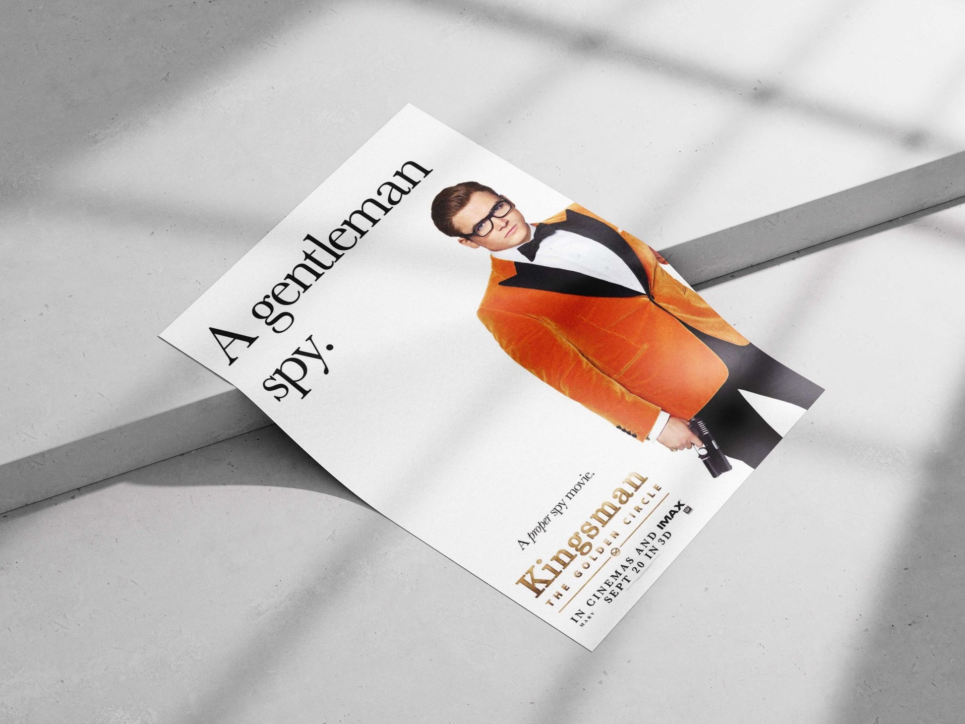 Kingsman: The Golden Circle Main Subject: Kingsman: The Golden Circle Matte poster print — Hollywood wall art India |