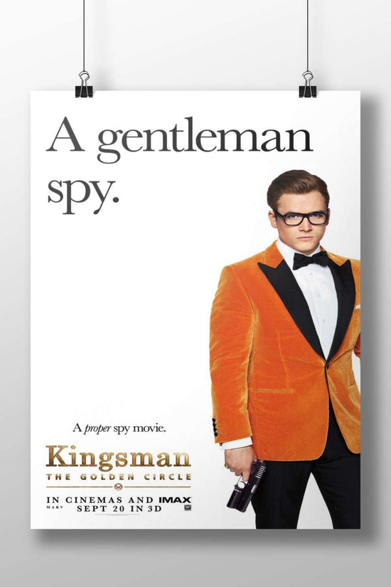 Kingsman: The Golden Circle Main Subject: Kingsman: The Golden Circle Matte BoizzBoard rigid print — Hollywood wall art