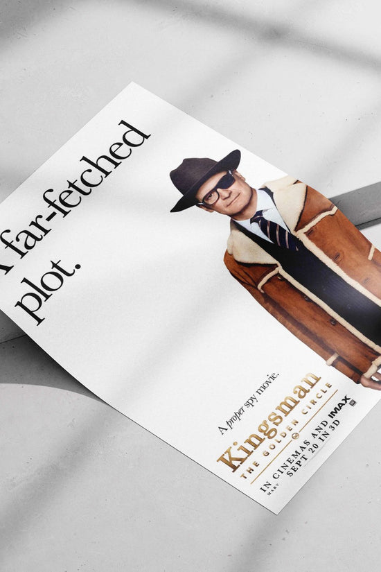 Kingsman: The Golden Circle Main Subject: Kingsman: The Golden Circle Matte poster print — Bollywood wall art India |