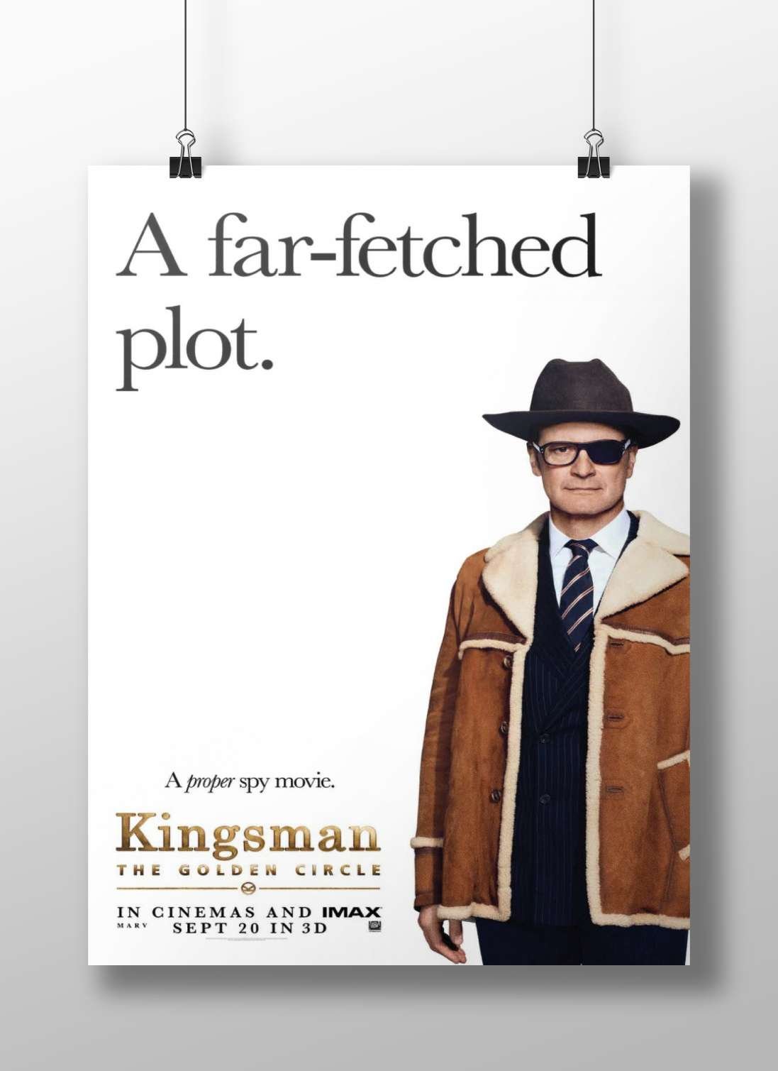 Kingsman: The Golden Circle Main Subject: Kingsman: The Golden Circle Matte BoizzBoard rigid print — Bollywood wall art