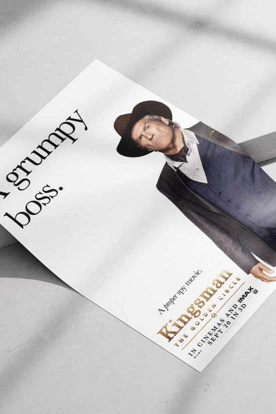 Kingsman: The Golden Circle (movie franchise) Main Subject: Kingsman: The Golden Circle (movie franchise) Matte poster print