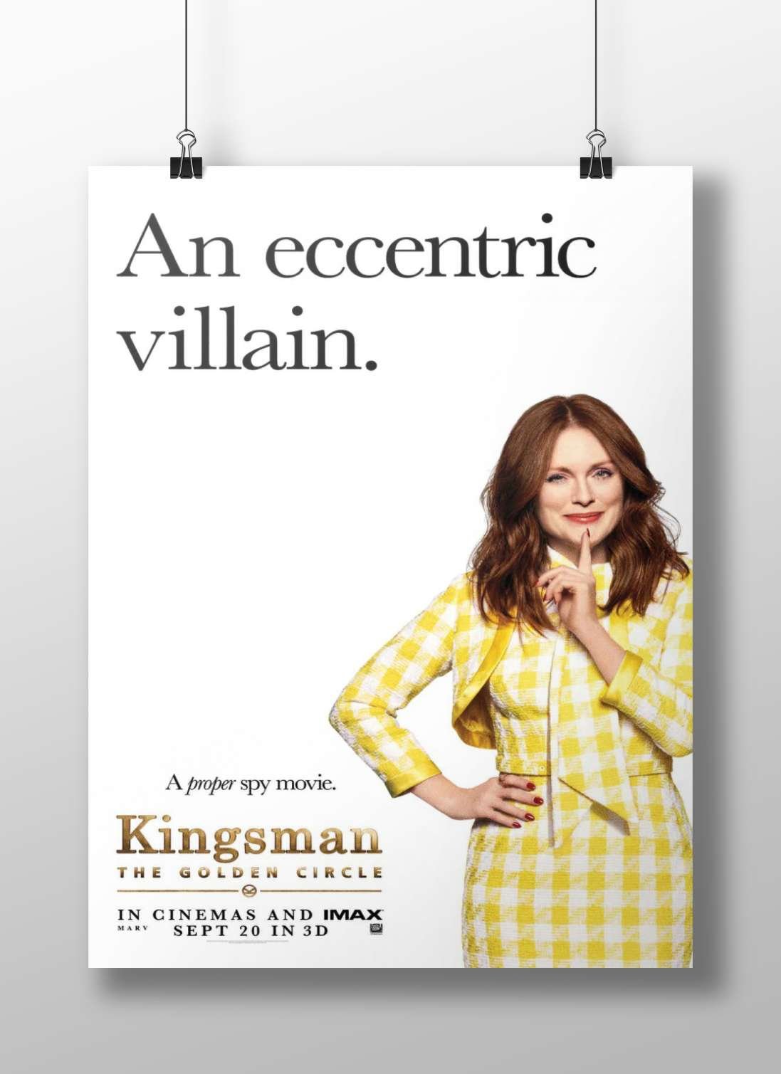 Kingsman: The Golden Circle Main Subject: Kingsman: The Golden Circle Matte BoizzBoard rigid print — Hollywood wall art