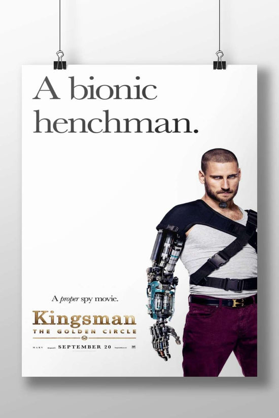 Kingsman: The Golden Circle (franchise) Main Subject: Kingsman: The Golden Circle (franchise) Matte BoizzBoard rigid print —