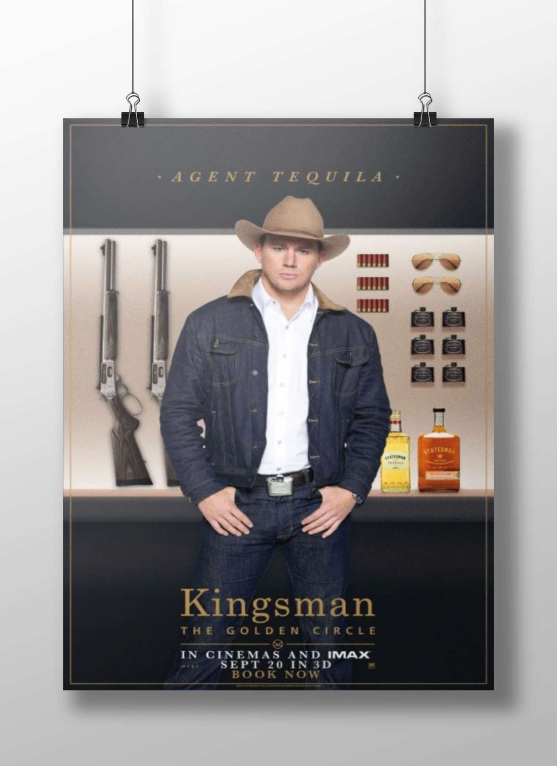 Kingsman: The Golden Circle Main Subject: Kingsman: The Golden Circle Matte BoizzBoard rigid print — Bollywood wall art
