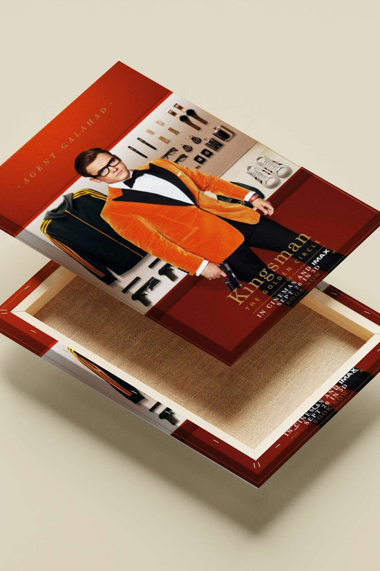 Agent Galahad from Kingsman: The Golden Circle Main Subject: Agent Galahad from Kingsman: The Golden Circle Canvas wall art