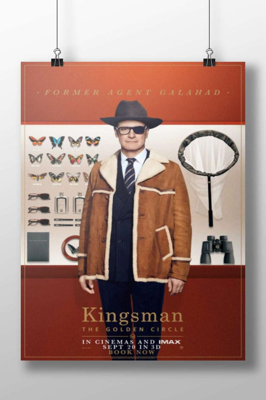 Galahad from Kingsman: The Golden Circle Main Subject: Galahad from Kingsman: The Golden Circle Matte BoizzBoard rigid print