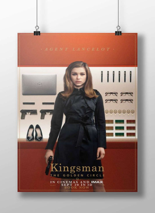 Agent Lancelot (from Kingsman: The Golden Circle franchise) Main Subject: Agent Lancelot (from Kingsman: The Golden Circle