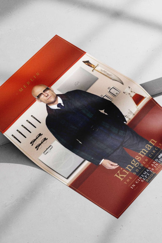 Merlin (character from Kingsman: The Golden Circle franchise) Main Subject: Merlin (character from Kingsman: The Golden