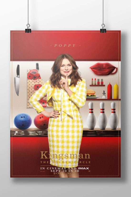 Poppy from Kingsman: The Golden Circle Main Subject: Poppy from Kingsman: The Golden Circle Matte BoizzBoard rigid print —