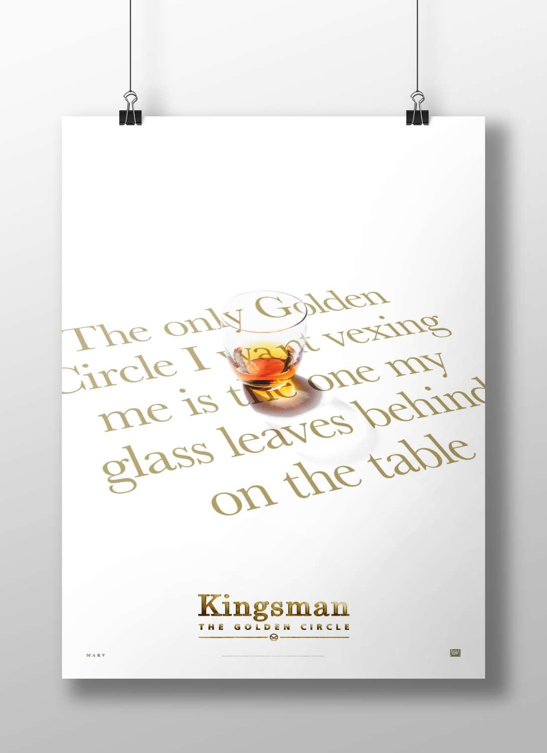 Kingsman: The Golden Circle franchise Main Subject: Kingsman: The Golden Circle franchise Matte BoizzBoard rigid print —
