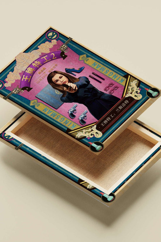 Lancelot from Kingsman: The Golden Circle Main Subject: Lancelot from Kingsman: The Golden Circle Canvas wall art —