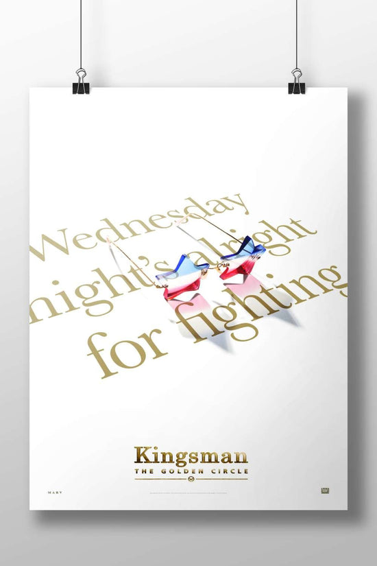 Kingsman: The Golden Circle Main Subject: Kingsman: The Golden Circle Matte BoizzBoard rigid print — Hollywood wall art