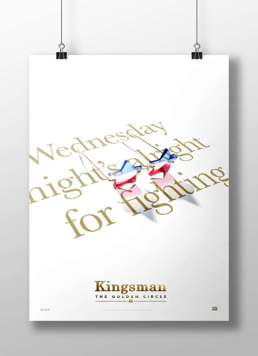 Kingsman: The Golden Circle Main Subject: Kingsman: The Golden Circle Matte BoizzBoard rigid print — Hollywood wall art