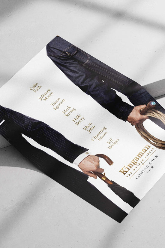 Kingsman: The Golden Circle movie poster Main Subject: Kingsman: The Golden Circle movie poster Matte poster print —