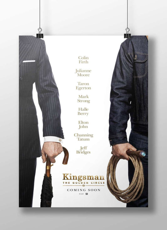 Kingsman: The Golden Circle movie poster Main Subject: Kingsman: The Golden Circle movie poster Matte BoizzBoard rigid print