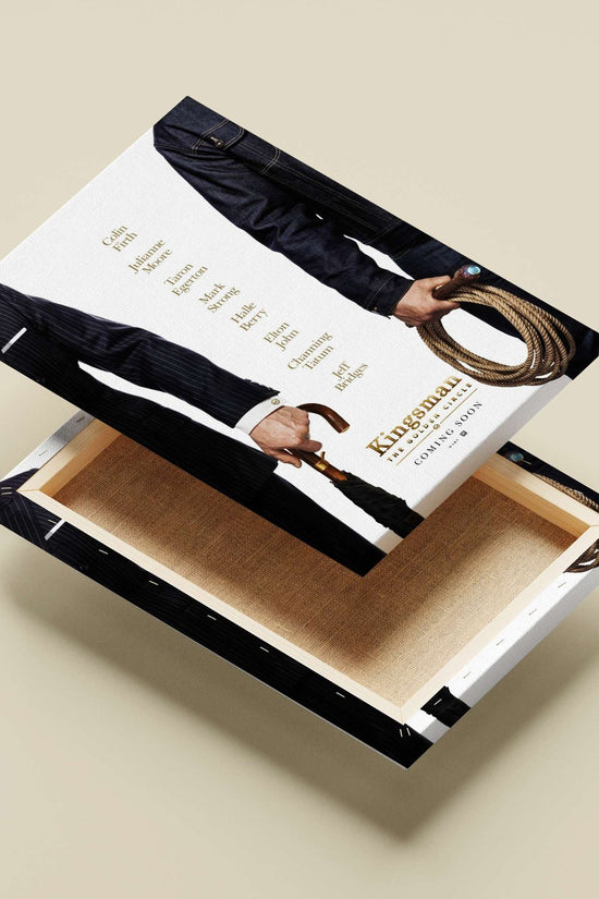 Kingsman: The Golden Circle movie poster Main Subject: Kingsman: The Golden Circle movie poster Canvas wall art — Bollywood