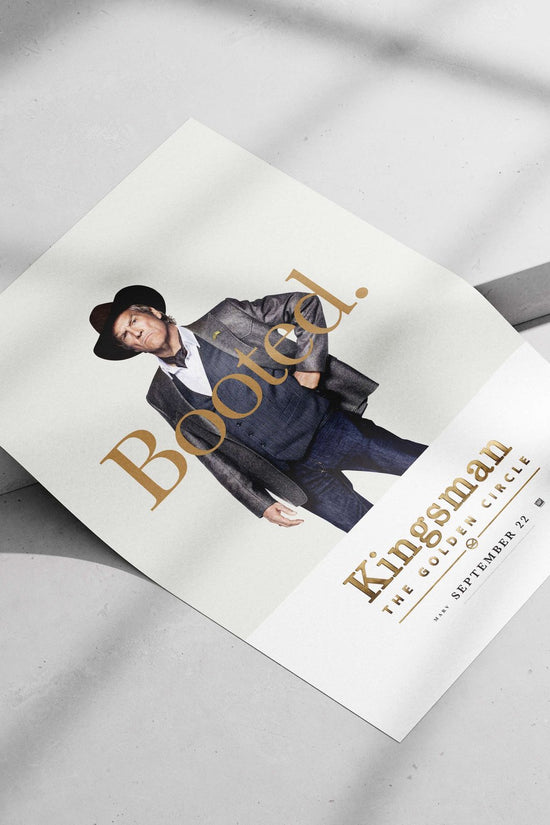 Marv from Kingsman: The Golden Circle Main Subject: Marv from Kingsman: The Golden Circle Matte poster print — Hollywood