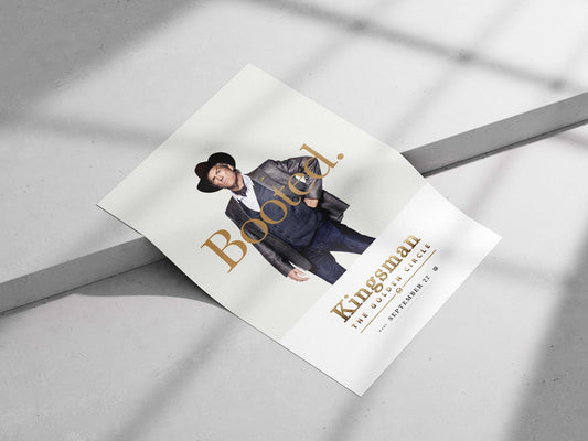 Marv from Kingsman: The Golden Circle Main Subject: Marv from Kingsman: The Golden Circle Matte poster print — Hollywood