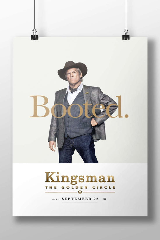 Marv from Kingsman: The Golden Circle Main Subject: Marv from Kingsman: The Golden Circle Matte BoizzBoard rigid print —