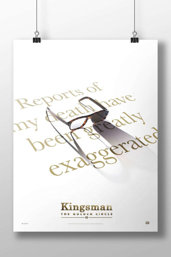 Kingsman: The Golden Circle Main Subject: Kingsman: The Golden Circle Matte BoizzBoard rigid print — Hollywood wall art