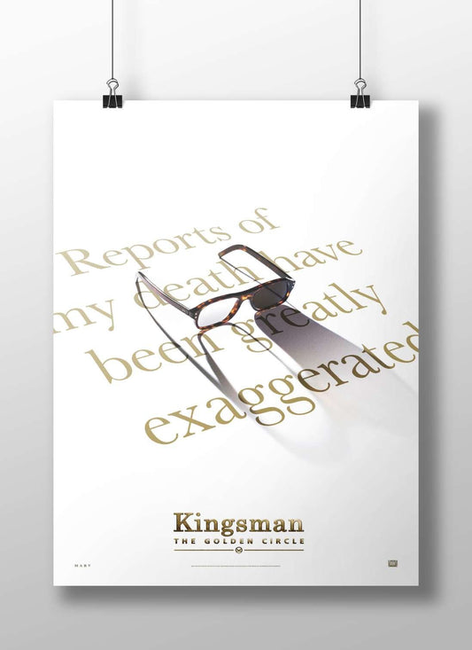 Kingsman: The Golden Circle Main Subject: Kingsman: The Golden Circle Matte BoizzBoard rigid print — Hollywood wall art