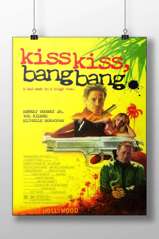 Kiss Kiss, Bang Bang movie poster Main Subject: Kiss Kiss, Bang Bang movie poster Matte BoizzBoard rigid print — Bollywood