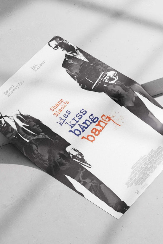 Shane Black's Kiss Kiss Bang Bang Main Subject: Shane Black's Kiss Kiss Bang Bang Matte poster print — Bollywood wall art