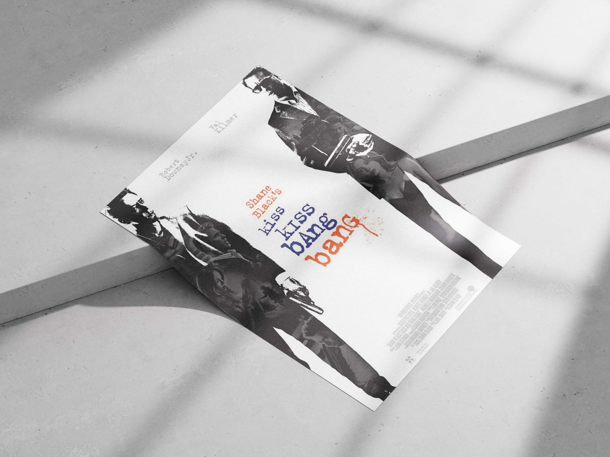 Shane Black's Kiss Kiss Bang Bang Main Subject: Shane Black's Kiss Kiss Bang Bang Matte poster print — Bollywood wall art