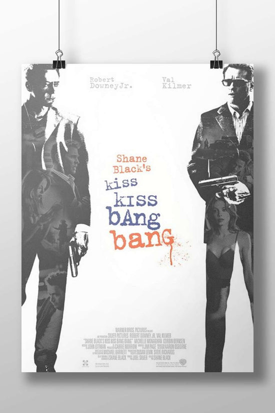 Shane Black's Kiss Kiss Bang Bang Main Subject: Shane Black's Kiss Kiss Bang Bang Matte BoizzBoard rigid print — Bollywood